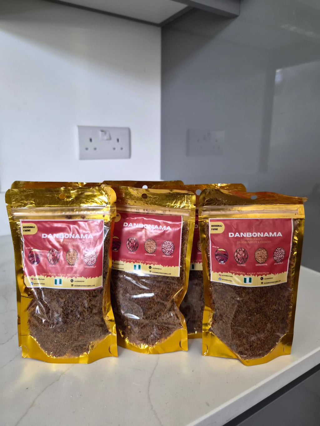 NIGERIAN DRIED SHREDDED MEAT FLOSS 70g- DANBONAMA