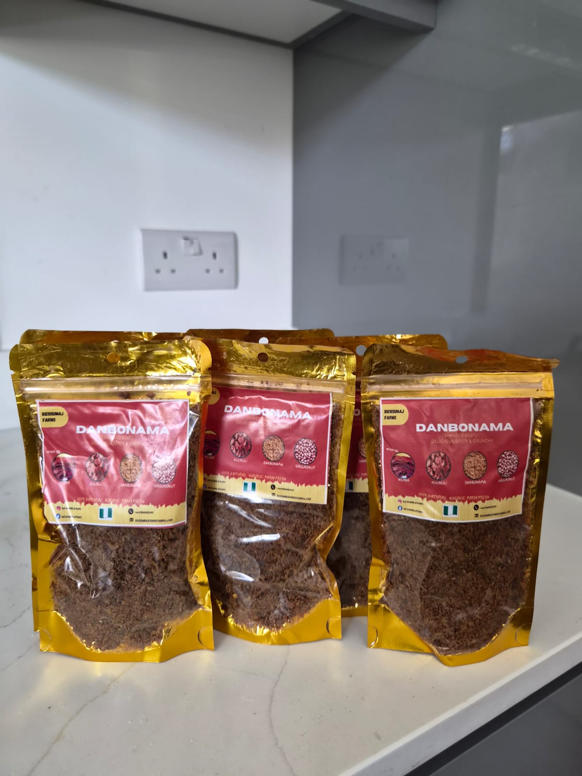 NIGERIAN DRIED SHREDDED MEAT FLOSS 70g- DANBONAMA