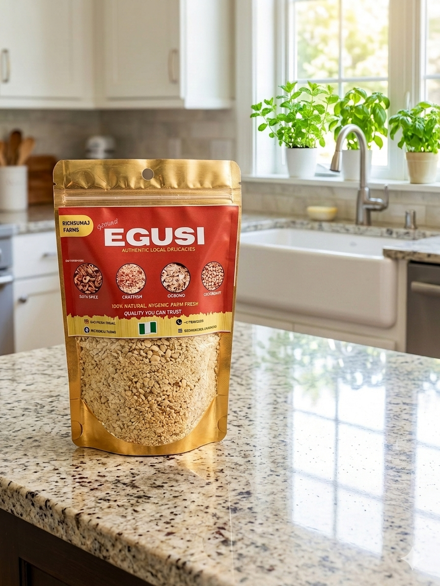 GROUND EGUSI 359g- Nigerian Soup Ingredients