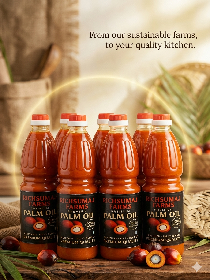 PURE NIGERIA PALM OIL 1LITRE